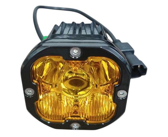 Лазерные фары JG-L030, 50 Вт, 12000 лм, 9-32 В, теплый белый свет, 2 шт, фото , изображение 2