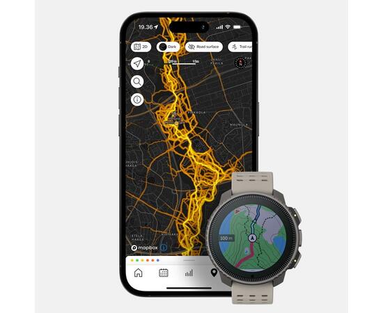 Умные часы Suunto Vertical Titanium Solar (черный/песочный), фото , изображение 3