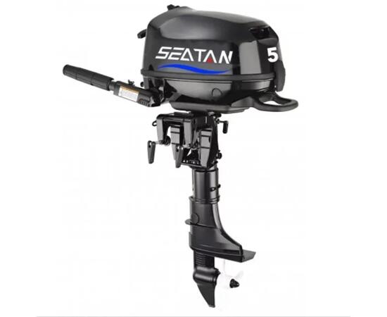 Лодочный мотор SEATAN F5BMS PRO (аналог 6л. с.) с баком 12 л, фото , изображение 2