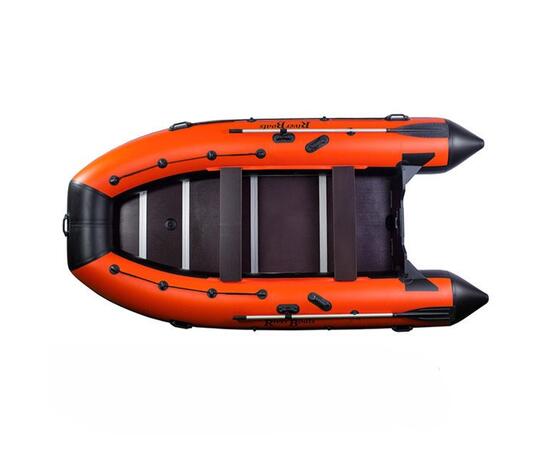 Надувная лодка RiverBoats RB 390 (Киль), Расцветка: оранжевый/черный, фото  Надувная лодка RiverBoats RB 390 (Киль), Расцветка: оранжевый/черный, фото
