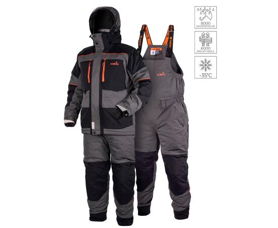 Костюм зимний Norfin DISCOVERY 3 GRAY, размер L, Размер: L, фото 