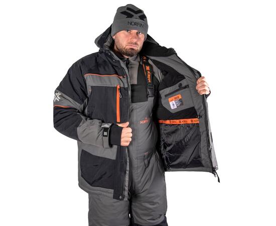 Костюм зимний Norfin DISCOVERY 3 GRAY, размер L, Размер: L, фото , изображение 9