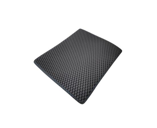 Коврик EVA для сушки посуды с кантом 30х50 см (графит), фото , изображение 5