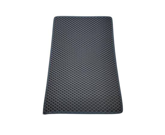Придверный EVA коврик с кантом в прихожую 132x125 см графит, фото , изображение 6