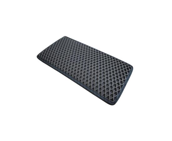 Коврик EVA под миску для животных с кантом 50x30 см графит, фото , изображение 5