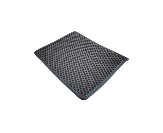 Коврик EVA для сушки посуды с кантом 47x85 см графит, фото , изображение 4