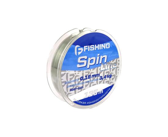 Леска F-FISHING Spin Line 135м 0,18мм 3,4кг/7,5lb, Размотка: 135 м, фото 