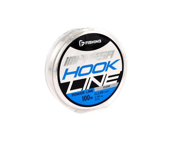 Леска F-FISHING Impresa Hook Line Clear 100м 0,148мм 1,79кг 4lb, фото 