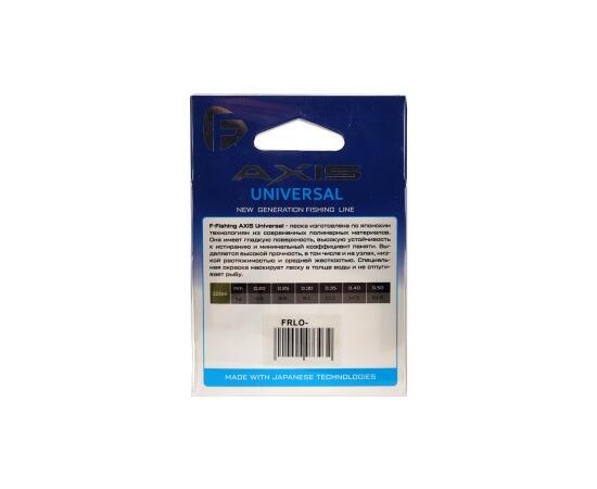 Леска F-FISHING Axis Universal Line Olive 100м 0,20мм 4,5кг 10lb, Цвет: Olive, Размотка: 100 м, фото , изображение 2