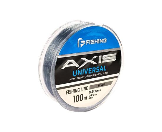 Леска F-FISHING Axis Universal Line Silver 100м 0,50мм 24,5кг 54lb, фото 