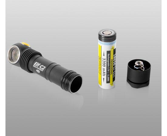 Фонарь Armytek Elf C2 Micro-USB Теплый свет, Цвет: черный, Световая температура: Warm, фото , изображение 6