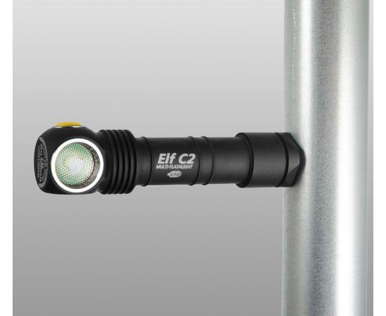 Фонарь Armytek Elf C2 Micro-USB Теплый свет, Цвет: черный, Световая температура: Warm, фото , изображение 8