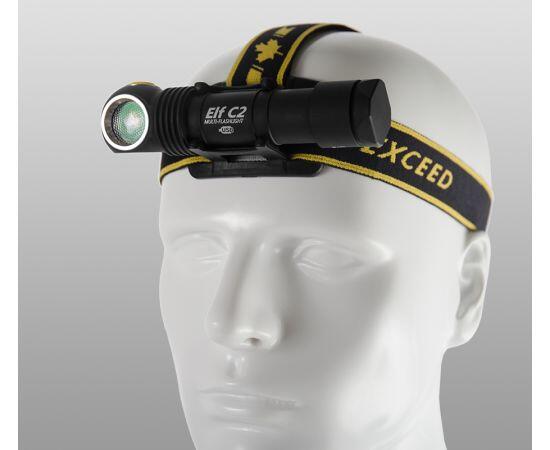 Фонарь Armytek Elf C2 Micro-USB Теплый свет, Цвет: черный, Световая температура: Warm, фото 