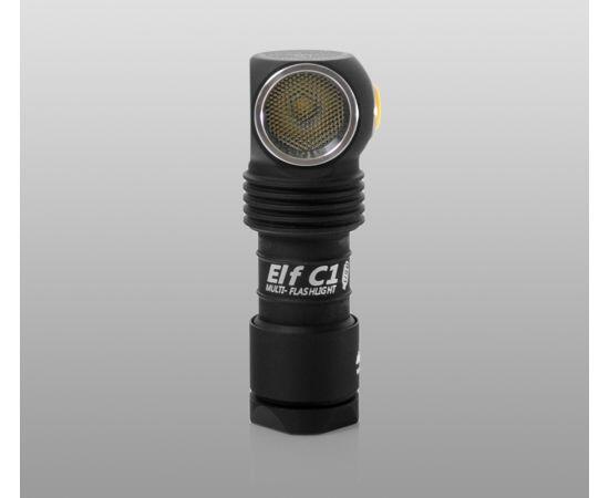 Фонарь Armytek Elf C1 Micro-USB Белый свет, Цвет: черный, Световая температура: White, фото , изображение 10
