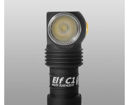 Фонарь Armytek Elf C1 Micro-USB Белый свет, Цвет: черный, Световая температура: White, фото , изображение 12