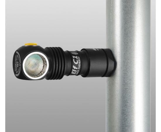 Фонарь Armytek Elf C1 Micro-USB Белый свет, Цвет: черный, Световая температура: White, фото , изображение 8