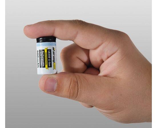 Li Ion аккумулятор Armytek 18350 Li-Ion 900 mAh Незащищённый, фото , изображение 3