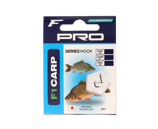 Готовый поводок Flagman Pro F1 Carp Hooks №14, фото 