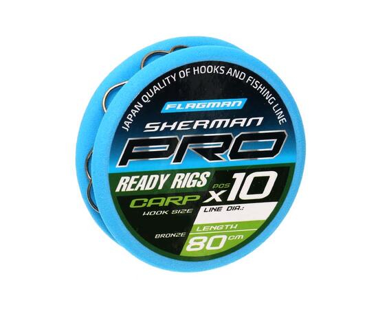 Готовый поводок Flagman Sherman Pro Carp Ready Rigs №10, фото 