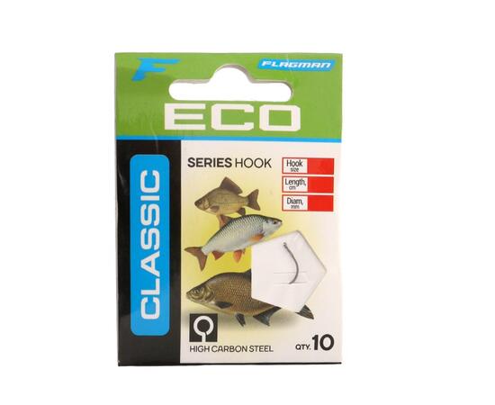 Готовый поводок Flagman Classic Hooks To Nylon 4 №10, фото 