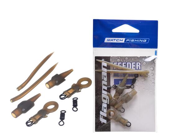 Набор для фидерной оснастки Flagman Feeder Running Rig Set 2 шт, фото 