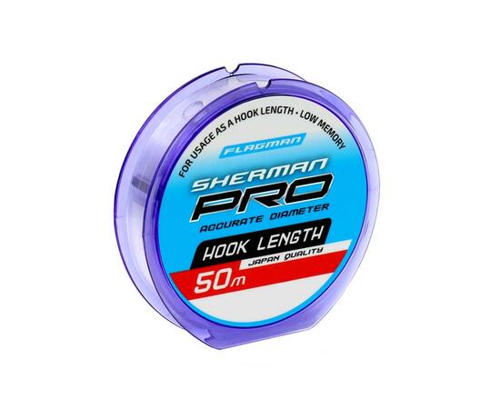 Леска Flagman Sherman Pro Hook Length 50м 0.091мм, фото 