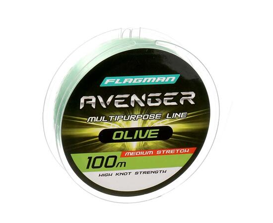 Леска Flagman Avenger Olive Line 100м 0.20мм, фото 