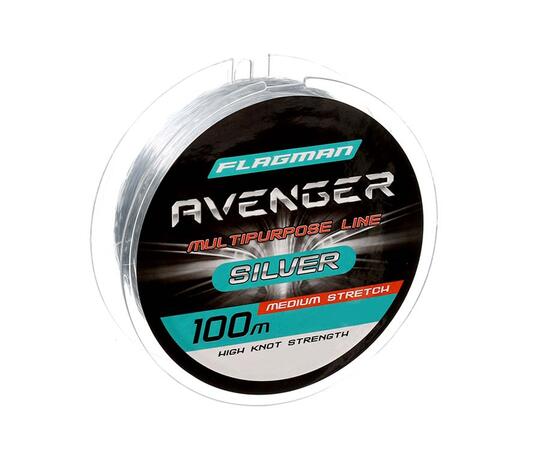 Леска Flagman Avenger Silver Line 100м 0.25мм, фото 