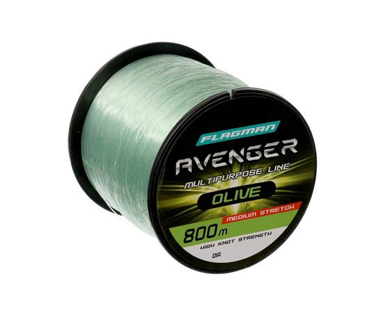 Леска Flagman Avenger Olive Line 800м 0.35мм, фото 