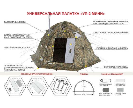 Универсальная палатка Берег УП-2 мини