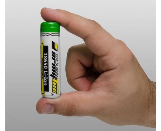 Li Ion аккумулятор Armytek 18650 С ЗАЩИТОЙ 3200 MAH, фото , изображение 3