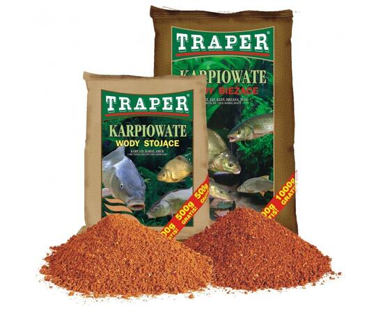 Прикормка Traper Karpiowate БАЗОВАЯ 2,5kg Река, фото , изображение 2