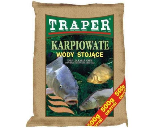 Прикормка Traper Karpiowate БАЗОВАЯ 2,5kg озеро, фото 