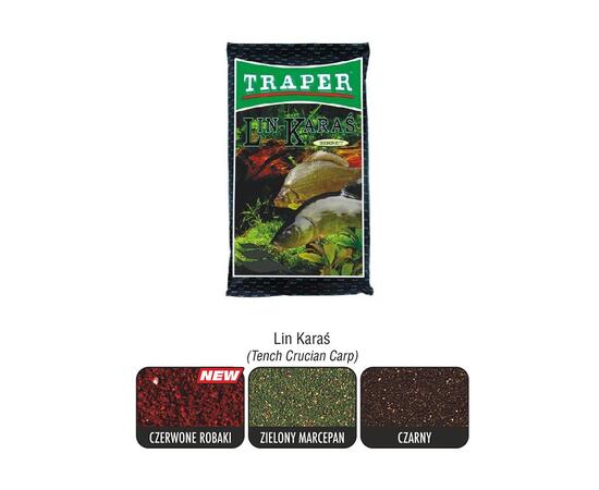 Прикормка Traper SEKRET 1kg "Линь-Карась" зеленый марципан, фото , изображение 2