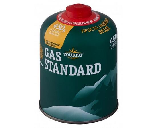 Газовый баллон с резьбой TOURIST Gas Standard TBR-450, фото 