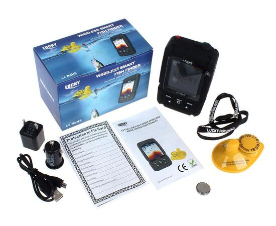 Беспроводной цветной эхолот Lucky wireless FF 718 LIC-W, фото , изображение 18