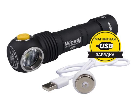 Фонарь Armytek Wizard Pro v3 Magnet USB+18650 / XHP50, фото , изображение 2