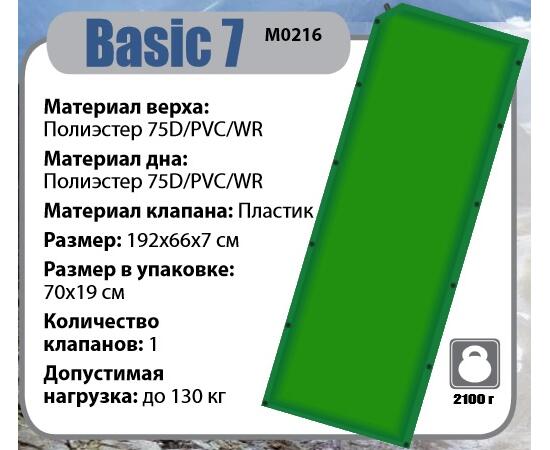 Самонадувающийся коврик BTrace Basic 7, фото , изображение 5