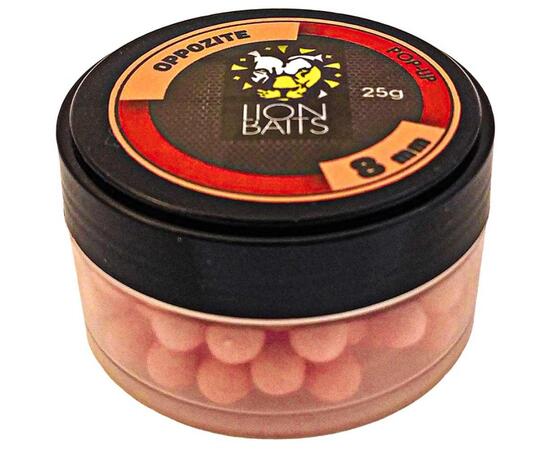 Lion Baits Бойл (pop-up) Oppozite 8 мм - 25 г, Вкус для группировки: OPPOZITE, Вид рыбы: карп и амур, Диаметр (мм): 8, фото 