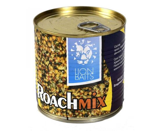 Lion Baits Зерновая смесь Roach mix (Плотва микс) - 430 мл, Вкус: Roach mix, фото 