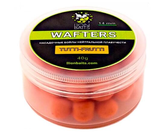 Lion Baits Wafters насадочный Бойл нейтральной плавучести Tutti-Frutti 14мм 40гр, Вкус для группировки: TUTTI-FRUTTI, фото 