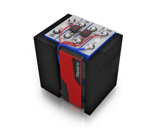 Аккумулятор 12V 104Ah LiFePO4 Защищённый АБС пластик TITANAT, фото , изображение 2
