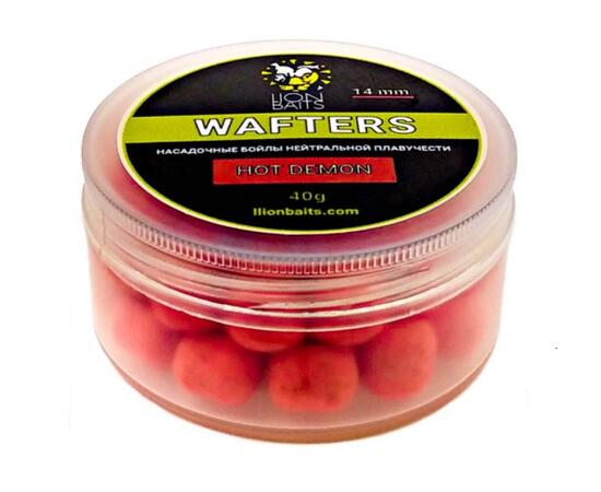 Lion Baits Wafters насадочный Бойл нейтральной плавучести Hot Demon (хот демон) 14мм 40гр, Вкус для группировки: хот демон, фото 