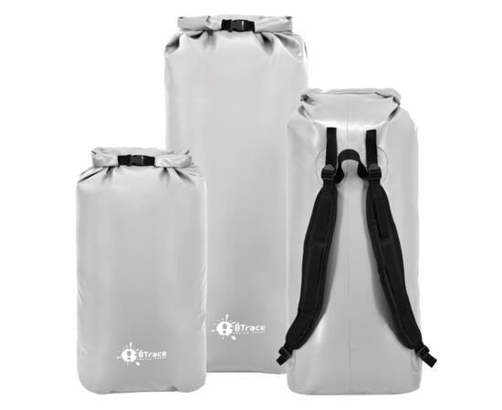 Гермомешок BTrace с лямками DryBag 80л, Серый, Цвет: серый, фото , изображение 3