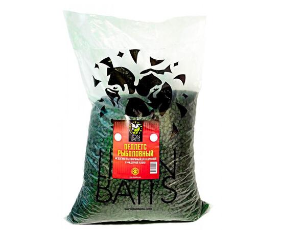 Lion Baits Пеллетс карповый (бетаин, цв. -зеленый) 12мм - 15 кг, Вкус: морепродукты, Вид рыбы: Карп, Диаметр (мм): 12, фото 
