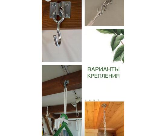 Гамак с брусками Чистый лён, Цвет: Чистый лён, фото , изображение 9