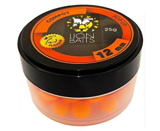 Lion Baits Бойл (pop-up) Compot 12 мм - 25 г, Вкус для группировки: COMPOT, фото 
