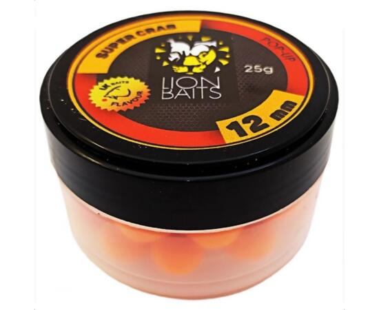 Lion Baits Бойл (pop-up) Super Crab 12 мм - 25 г, Вкус для группировки: Super Crab, фото 