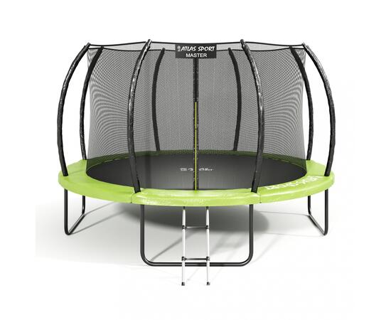 Батут Atlas Sport 374 см (12ft) MASTER GREEN, Цвет: зеленый, Диаметр батута: 374 см (12 ft), фото 