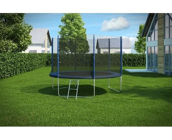 Батут Atlas Sport 252 см (8ft) BASIC с лестницей GREEN, Цвет: зеленый, Диаметр батута: 252 см (8 ft), фото , изображение 10